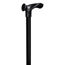 Canne anatomique gauche noir