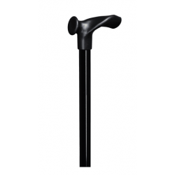 Canne anatomique droite noir