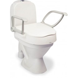 Surélévation de WC CLOO avec accoudoirs et abattant