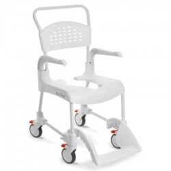 Chaise de douche/toilette CLEAN, Blanc, 55 cm