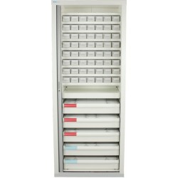 Rolltürenschrank B 153 x H 200 x T 53 cm