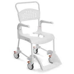 Chaise de douche/toilette CLEAN, Blanc, 60 cm