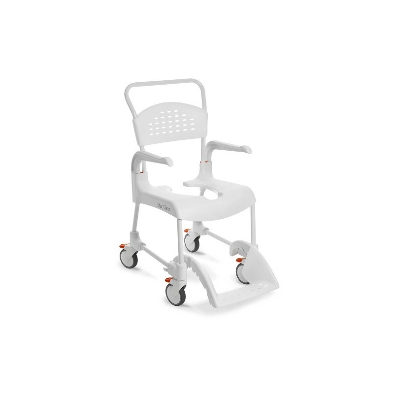 Chaise de douche/toilette CLEAN, Blanc, 60 cm