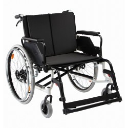 Fauteuil CANEO XL 56 cm avec frein accompagnant