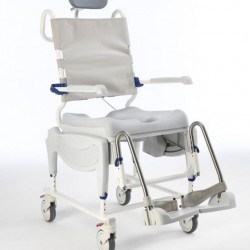 Dusch-/Toilettenstuhl OCEAN DUAL VIP ERGO mit Topf und weicher Sitzfläche