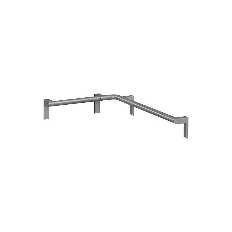 Eckgriffstange CAVERE 750 x 750 mm, Aluminium