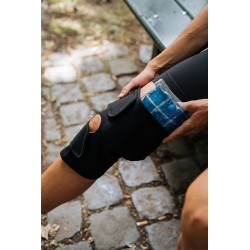 Kniebandage mit 2 Cry-O-ptimal-Kühlpacks (24 Stück)
